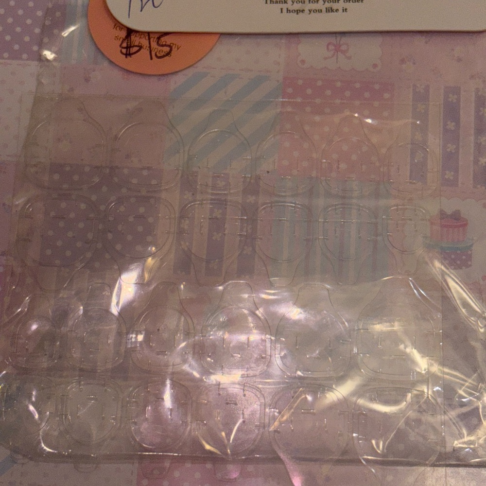 Pastel Dreamhouse press-on nails sz L - Picture 3 of 5